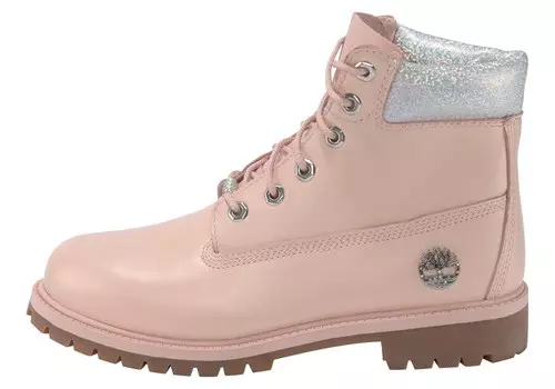 Ботинки на шнуровке Timberland, розовый