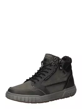 Ботинки на шнуровке TOM TAILOR, цвет Anthracite/Dark grey