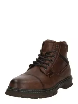 Ботинки на шнуровке TOM TAILOR, цвет Umbra