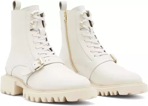 Ботинки на шнуровке Tori Boot AllSaints, цвет Stone White
