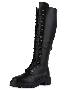 Ботинки на шнуровке Van Hill Lace-Up Boots Aurora, черный