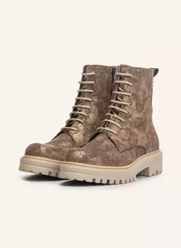 Ботинки на шнуровке Вонки 04 Floris Van Bommel, золотой