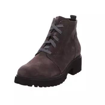 Ботинки на шнуровке WALDLUFER, темно коричневый