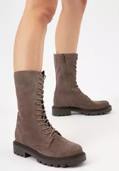 Ботинки на шнуровке Wojas, бежевый