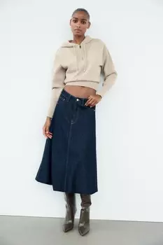 Ботинки на шпильке ZARA, зеленый