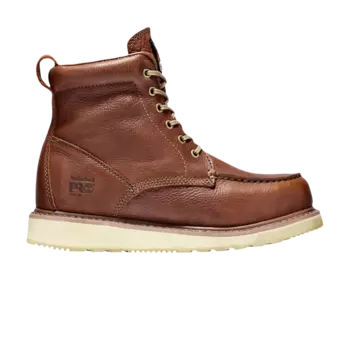 Ботинки на танкетке с мягким носком Pro 6 дюймов Timberland, коричневый