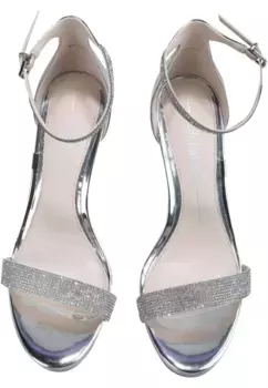 Ботинки на высоком каблуке Buffalo " Buffalo Ladies Buffalo Monroe 2 Vegan Patent", серебристый