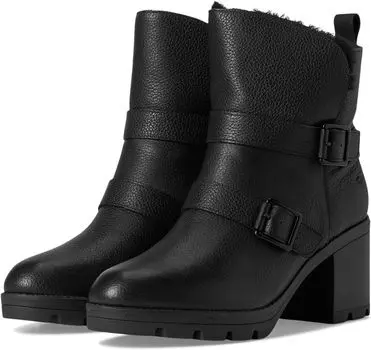 Ботинки Naturalizer Verney-Moto Bootie - Water Repellent, цвет Black Leather