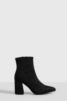Ботинки-носки из неопрена с широким покрытием Boohoo, черный
