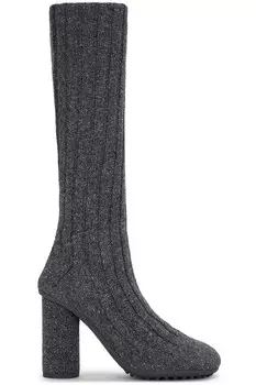 Ботинки-носки из шерсти Atomic Bottega Veneta, цвет Anthracite