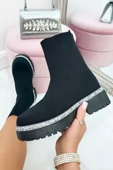 Ботинки-носки Love Lemonade, черный