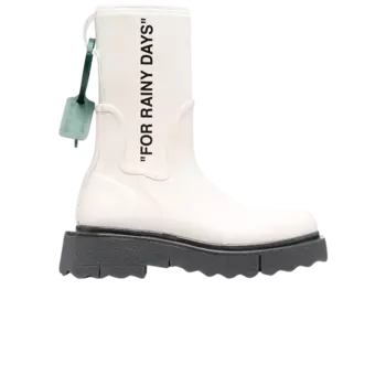 Ботинки Off-White Wmns Sponge Rubber Rain Boot, белый