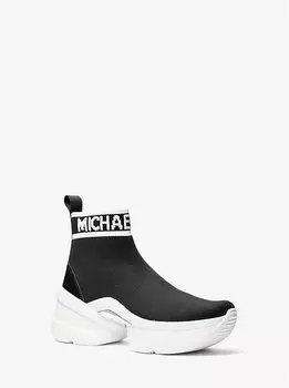 Ботинки Olympia из эластичного трикотажа Michael Kors, черный