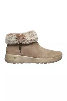 Ботинки On The Go Joy из нубука Skechers, бежевый