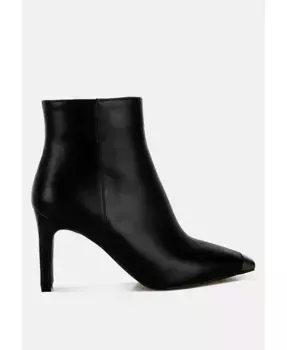 Ботинки Orca Metallic Cap Toe из искусственной кожи с металлическим эффектом London Rag, черный