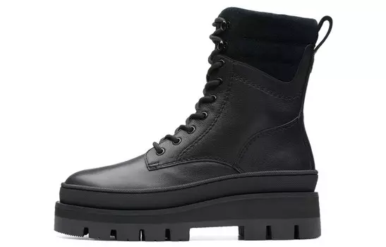 Ботинки Orianna 2 Hike из кожи на шнуровке Clarks