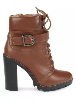 Ботинки Padina на наборном каблуке Bcbgeneration, коричневый