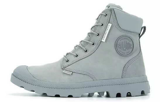Ботинки Pampa Outdoor унисекс фланель серые Palladium