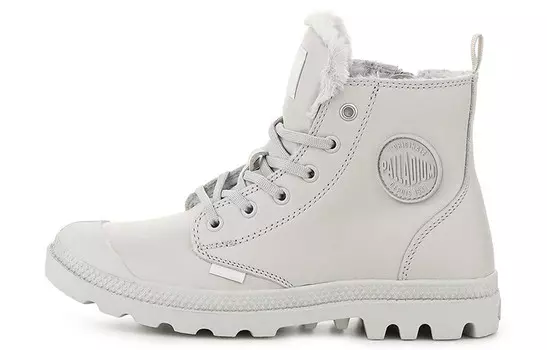 Ботинки Pampa Outdoor женские светло-серые Palladium