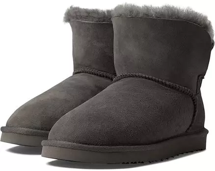 Ботинки Perth Genuine Shearling Fold-Over Boot FIRESIDE by Dearfoams, серый
