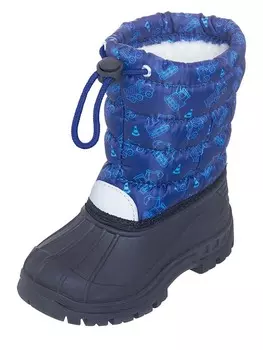 Ботинки Playshoes, цвет Schwarz/ Blau