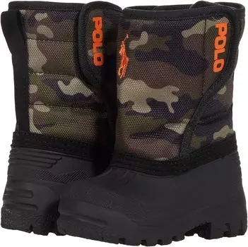 Ботинки Polo Ralph Lauren Harpyr EZ Boot, цвет Black/Olive Camouflage Nylon/Orange Pony Player