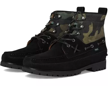 Ботинки Polo Ralph Lauren Ranger Mid Camo Suede Boot, цвет Black/Camo