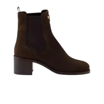 Ботинки Prada Wmns Ankle Boot Dark Brown, коричневый
