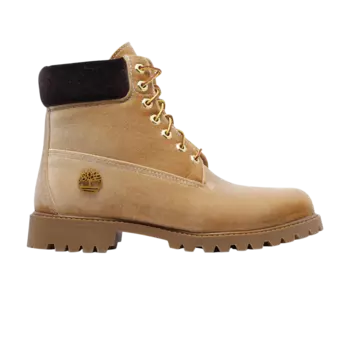 Ботинки премиум-класса Off-White x 6 дюймов Timberland, желто-коричневый