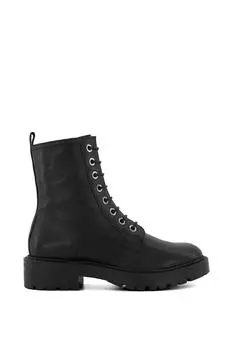 Ботинки Press на шнуровке Dune London, черный