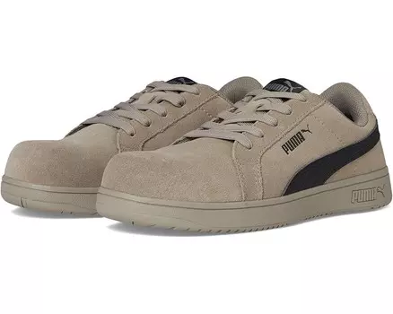 Ботинки PUMA Safety Iconic Suede Low EH, цвет Stone