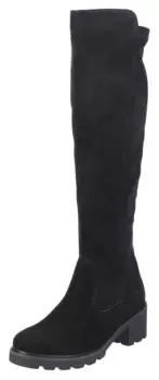 Ботинки Remonte, с практичной внутренней молнией, голенище размера XS, черный