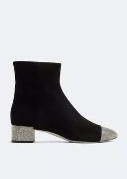 Ботинки Ren Caovilla Suede, черный