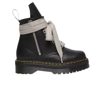 Ботинки Rick Owens x 1460 Quad Platform Leather Boot 'Black Lunar', черный