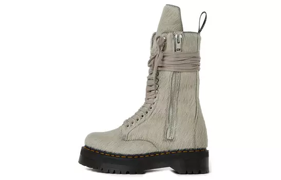 Ботинки Rick Owens x Dr Martens Quad-sole, серый