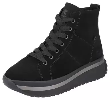 Ботинки Rieker EVOLUTION на шнуровке, с внутренней молнией, черный