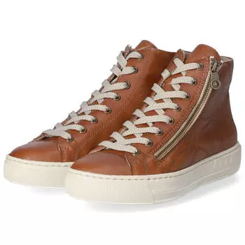 Ботинки rieker Rieker Damen Stiefeletten/ Schnrstiefeletten Braun Kunstleder, коричневый