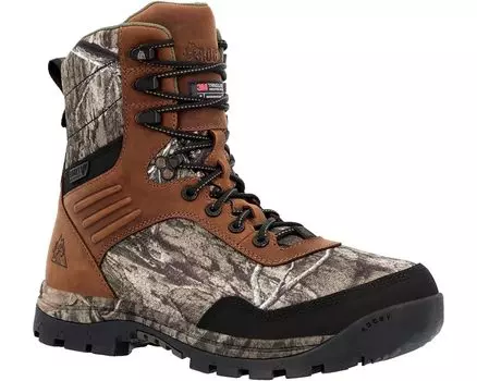 Ботинки Rocky Lynx 8", цвет Mossy Oak Country DNA/Brown