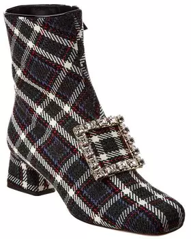 Ботинки Roger Vivier Tartan, черный