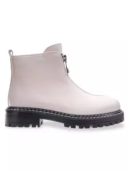 Ботинки Rome с застежкой-молнией Lady Couture, цвет Off White