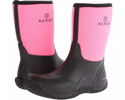 Ботинки Roper Barnyard Boot, цвет Black/Pink