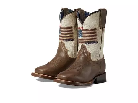 Ботинки Roper Kids America Strong (Toddler/Little Kid), коричневый