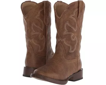 Ботинки Roper Kids Cole Square Toe Boot, желто-коричневый