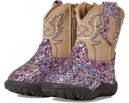 Ботинки Roper Kids Cowbabies Glitter Aztec, фиолетовый