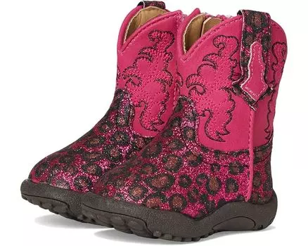 Ботинки Roper Kids Cowbabies Glitter Cat, розовый