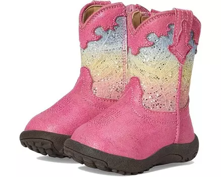 Ботинки Roper Kids Cowbabies Glitter Lace, розовый