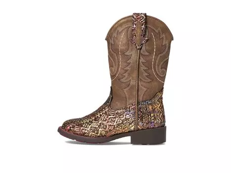 Ботинки Roper Kids Glitter Aztec (Toddler/Little Kid), коричневый