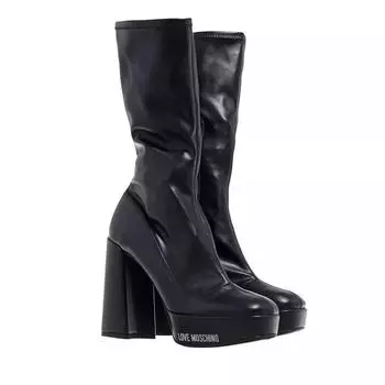 Ботинки rubber logo Love Moschino, черный