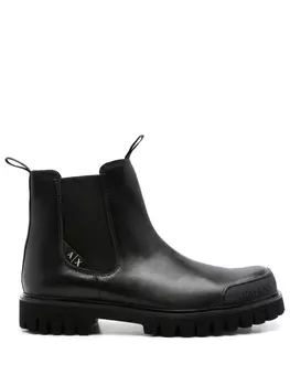 Ботинки с эластичными вставками Armani Exchange, черный