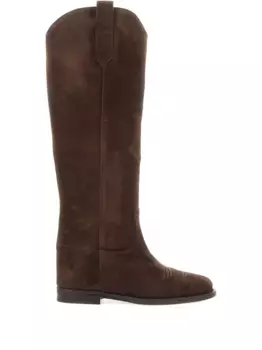 Ботинки с декоративной строчкой Via Roma 15, коричневый